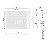 MAHLE Aftermarket Condensador, aire acondicionado para NISSAN: Navara, NP300, Pathfinder (Ref: AC 138 000S)