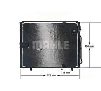 Condensador del aire acondicionado AC 148 000S MAHLE para BMW 5 5 Touring 7