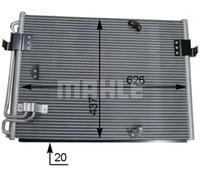 MAHLE ORIGINAL AC 174 000S Condensador, aire acondicionado