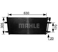 MAHLE Aftermarket Condensador, aire acondicionado para VOLKSWAGEN: Transporter (Ref: AC 231 000S)
