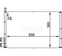 MAHLE Kondensator, Klimaanlage AC298000S