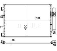 MAHLE AC 861 000S Condensador, aire acondicionado