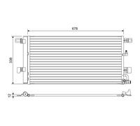 Condensador del aire acondicionado Aluminio 822650 VALEO para AUDI A4 B9 A5