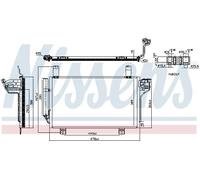 NISSENS 941202 Condensador, aire acondicionado
