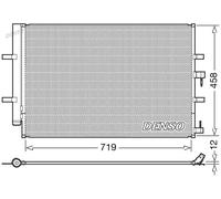 Condensador del aire acondicionado R 134 a DCN10036 DENSO para FORD