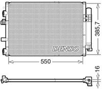 Condensador del aire acondicionado R 134 a DCN10044 DENSO para FORD C-MAX II