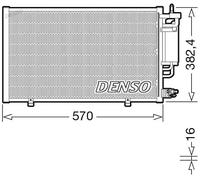 DENSO Condensador, aire acondicionado para FORD: Fiesta (Ref: DCN10051)