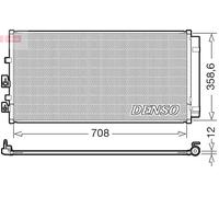 Condensador del aire acondicionado DCN10062 DENSO