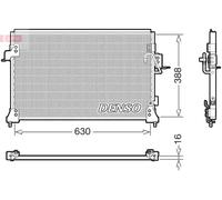 DENSO DCN14005 Condensador, aire acondicionado