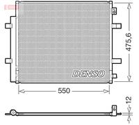 Condensador del aire acondicionado DCN32073 DENSO