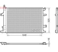DENSO DCN33017 Condensador, aire acondicionado