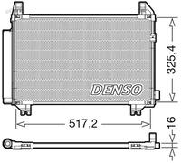 DENSO Condensador, aire acondicionado para TOYOTA: Auris, Yaris (Ref: DCN50107)