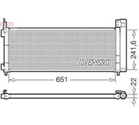 Condensador del aire acondicionado DCN50123 DENSO para TOYOTA RAV 4 IV