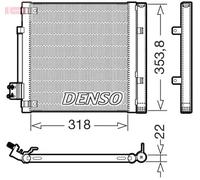 Condensador del aire acondicionado DCN99082 DENSO para TESLA MODEL S