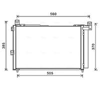 PRASCO FDA5486D Condensador, aire acondicionado