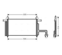 PRASCO FT5253D Condensador, aire acondicionado