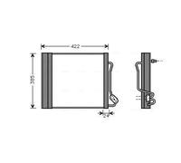 Condensador del aire acondicionado MCA5001D AVA QUALITY COOLING para SMART
