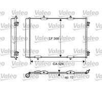 Valeo Condensador de aire acondicionado 818015 para PEUGEOT y CITROËN