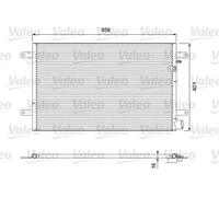 Condensador del aire acondicionado R 134 a 814004 VALEO para AUDI A6 C6