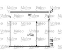 Condensador del aire acondicionado R 134 a 814083 VALEO para FORD FIESTA V