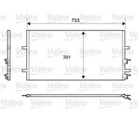 VALEO Condensador, aire acondicionado para FORD: Transit/Tourneo (Ref: 814087)