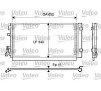 Valeo Condensador de aire acondicionado 814094