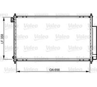 Condensador del aire acondicionado R 134 a 814159 VALEO para HONDA ACCORD VII