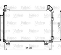 Condensador del aire acondicionado R 134 a 814223 VALEO para TOYOTA DAIHATSU
