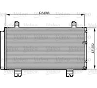 Condensador del aire acondicionado R 134 a 814226 VALEO para LEXUS IS II IS C