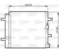 Condensador del aire acondicionado R 134 a 814370 VALEO para AUDI PORSCHE