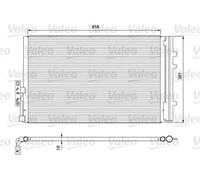 Condensador del aire acondicionado R 134 a 814386 VALEO para BMW X3 X4