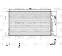Condensador del aire acondicionado R 134 a 814391 VALEO para MERCEDES-BENZ VIANO