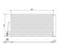 Condensador del aire acondicionado R 134 a 814409 VALEO para MINI MINI