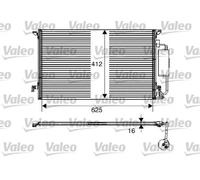 Condensador del aire acondicionado R 134 a 817712 VALEO para CADILLAC SAAB