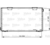 Condensador del aire acondicionado R 134 a 818104 VALEO para TOYOTA CELICA Coupé