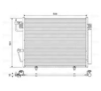 VALEO Condensador, aire acondicionado para MITSUBISHI: Shogun, Pajero, Montero (Ref: 822620)