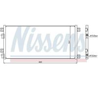 NISSENS 940004 Condensador, aire acondicionado