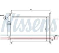NISSENS 940064 Condensador, aire acondicionado