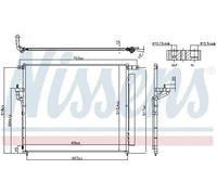 NISSENS 940266 Condensador, aire acondicionado