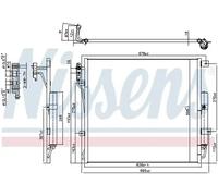 NISSENS 940407 Condensador, aire acondicionado
