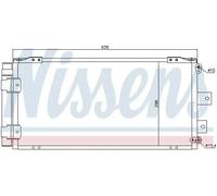 Condensador del aire acondicionado R 134 a 940421 NISSENS para TOYOTA COROLLA