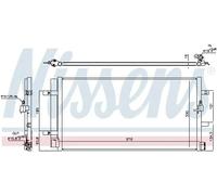 Condensador del aire acondicionado R 134 a 940453 NISSENS para AUDI PORSCHE