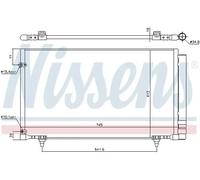 NISSENS 940497 Condensador, aire acondicionado