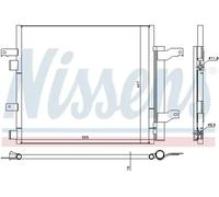 NISSENS 940536 Condensador, aire acondicionado