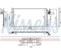 NISSENS 941286 Condensador, aire acondicionado