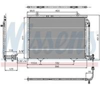 Nissens Condensador de aire acondicionado 94282 Aluminio para Mercedes-Benz SLK R170