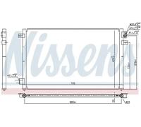 Condensador del aire acondicionado R 134 a 94717 NISSENS para JAGUAR S-TYPE II
