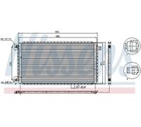 Condensador del aire acondicionado R 134 a 94961 NISSENS