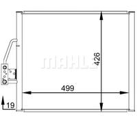 Condensador del aire acondicionado R 134 a AC 277 000S MAHLE para BMW ALPINA