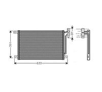 AVA COOLING SYSTEMS BW5215 Condensador, aire acondicionado